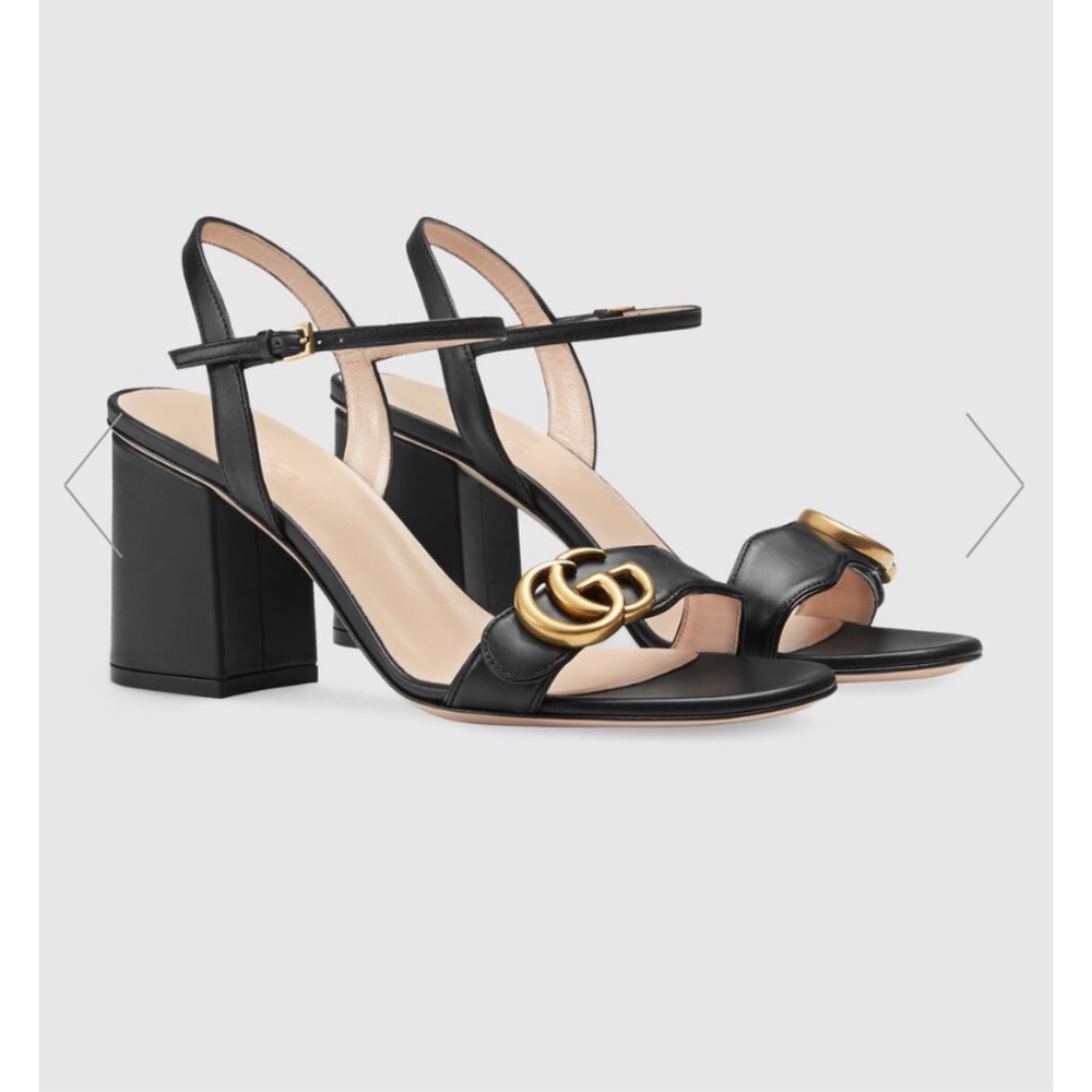 Gucci Sandal Heels GG comfortable brand new